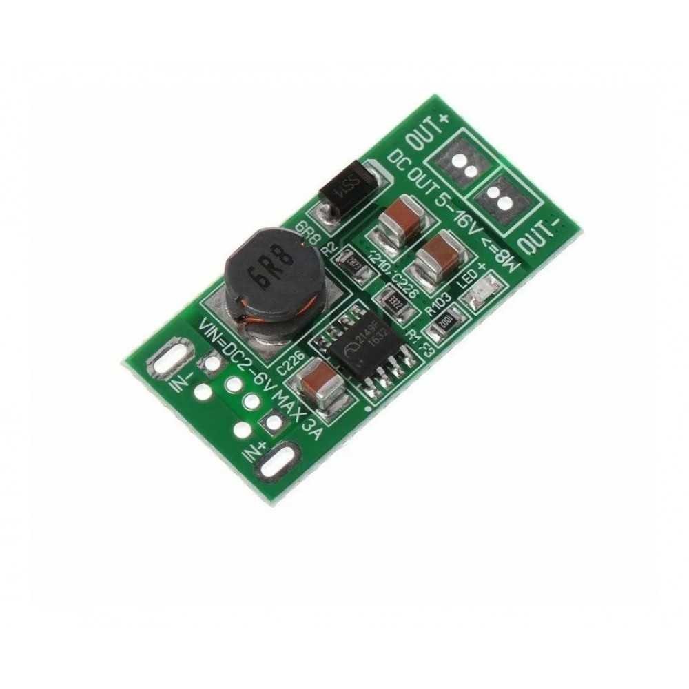 Modulo Boost Dc-dc Convertidor Cargador 5v A 16v 8w Sd Xmdz