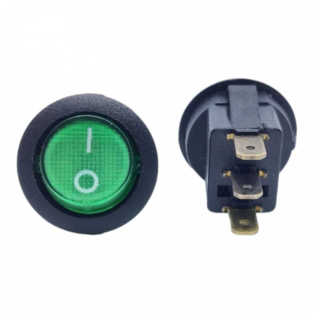 Switch Balancín Con Piloto Rojo 3 Patas 20A 12V