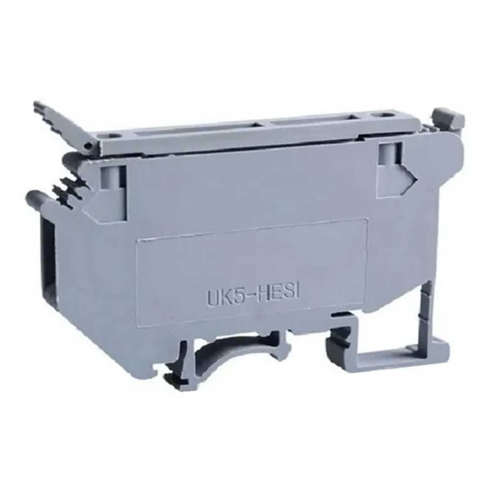 UK5-HESI 4mm2 Bornera de tornillo para Riel DIN fusible Terminal conector