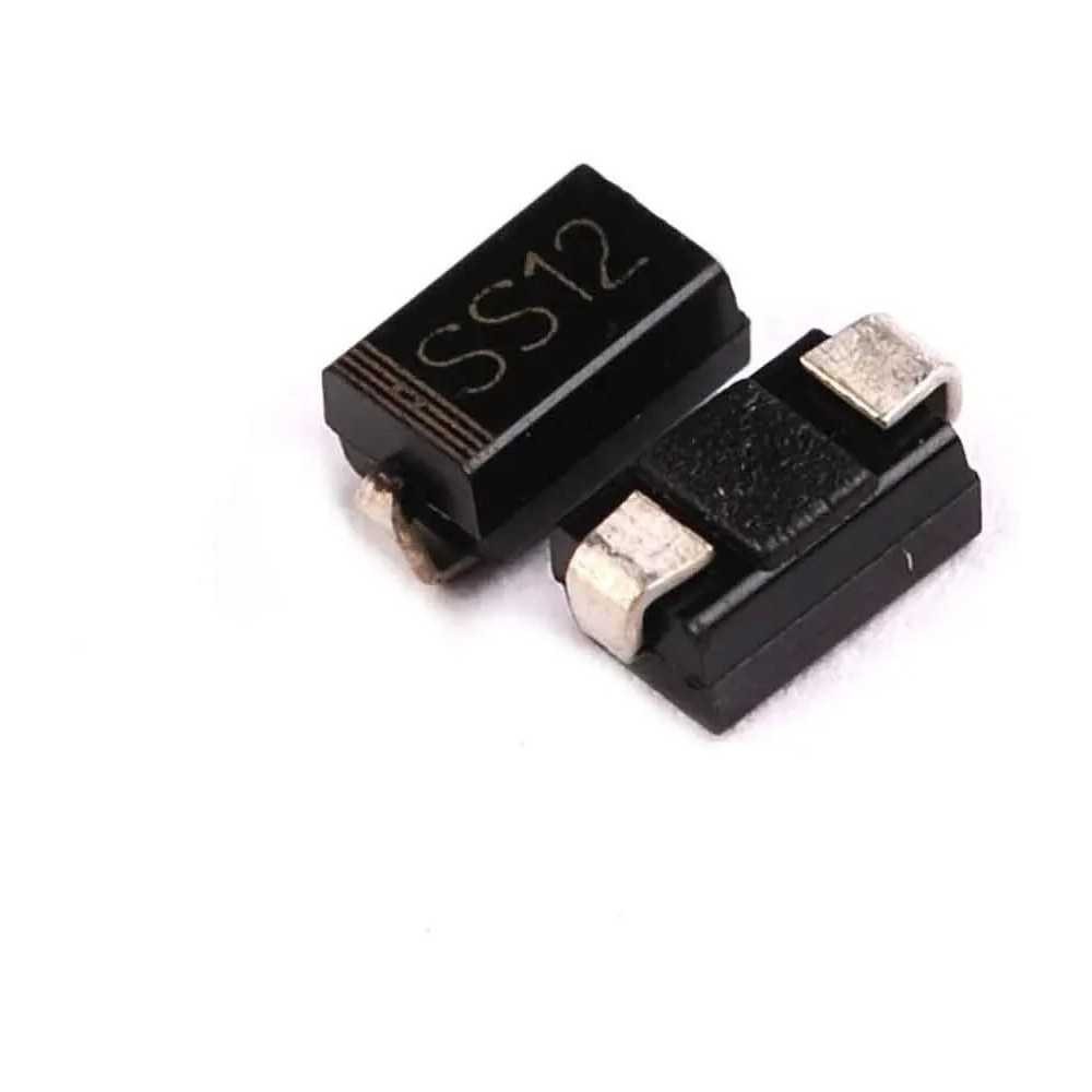 Diodo Schottky Rectificador De Barrera SS12 1N5817 SMD
