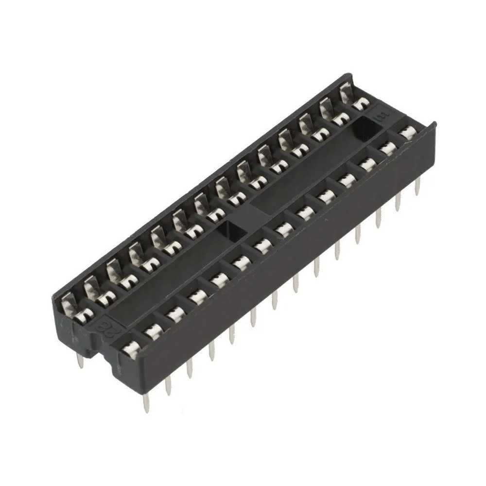 Base Zócalo Para CI De 28 Pines