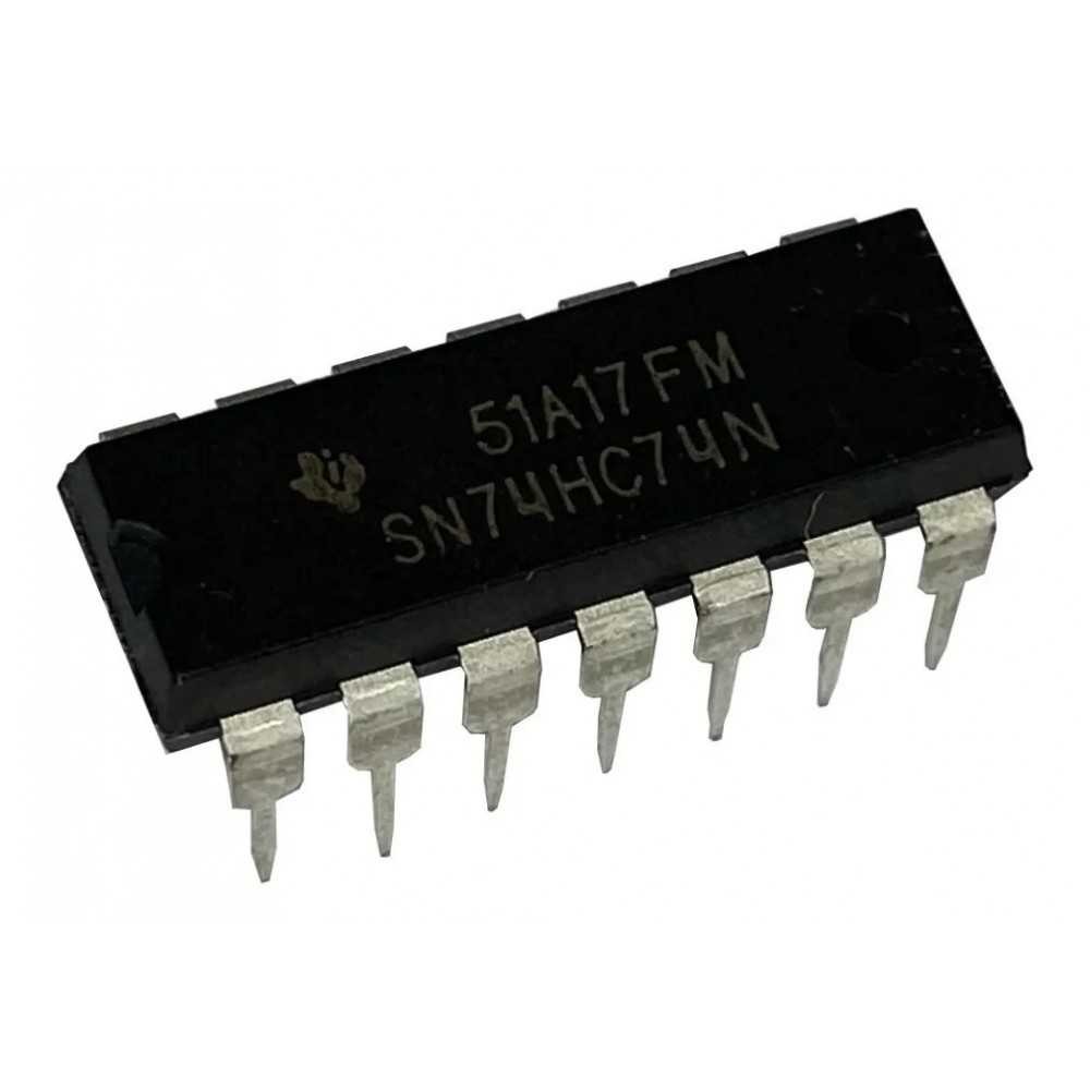 Circuitos Integrados Flip Flops 74HC74N 74HC74 7474