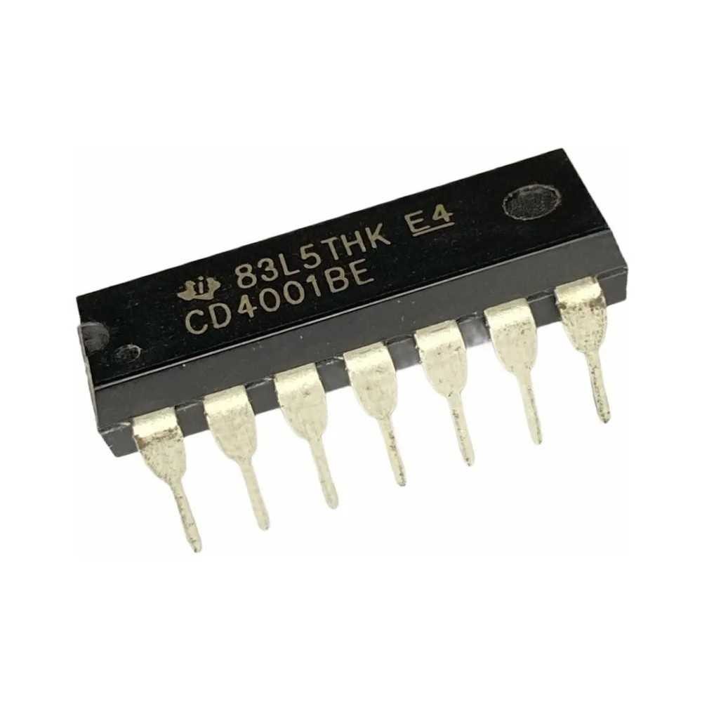 Compuerta Lógica 4 Compuertas NOR De 2 Entradas CD4001BE CD4001 4001