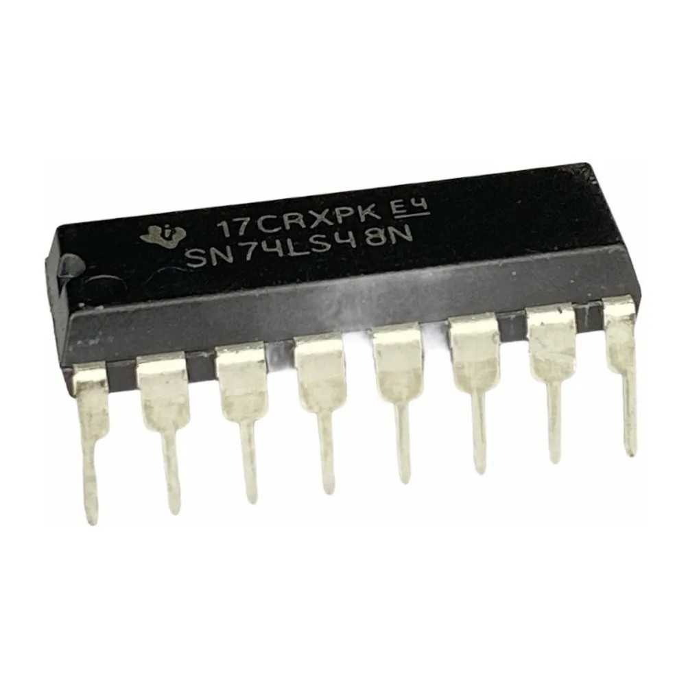 Circuitos Integrados Decodificador/Driver BCD A 7 Segmentso SN74LS48N DIP16