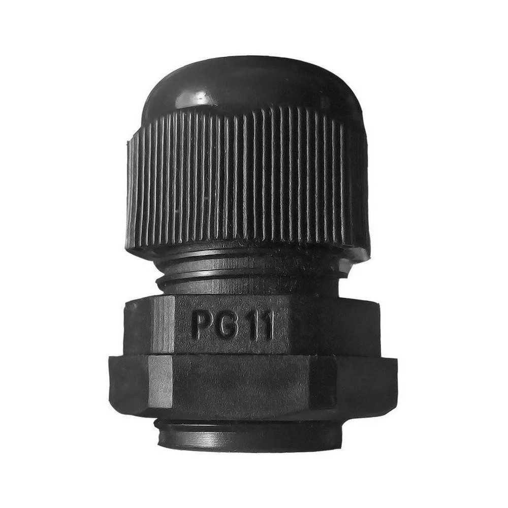 Conector Glándula Plástico Impermeable Pg11 (Negro)