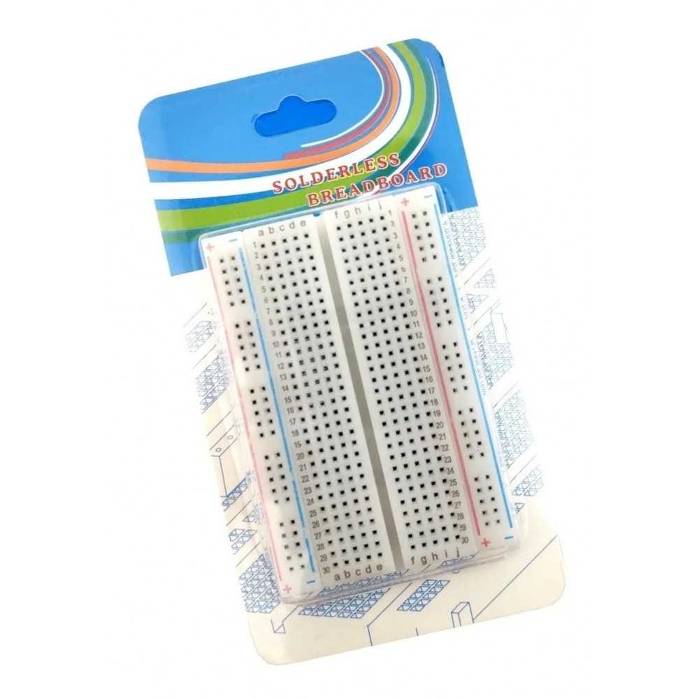 Mini Protoboard 400 Puntos Plantilla de Experimentos