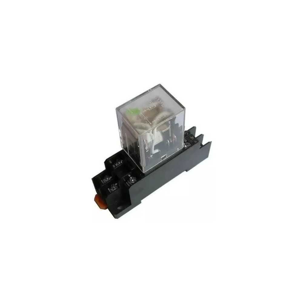Socket Ptf08a Con Relevador 8 Pines Mod: JQX13F(LY2) Bobina 110VAC
