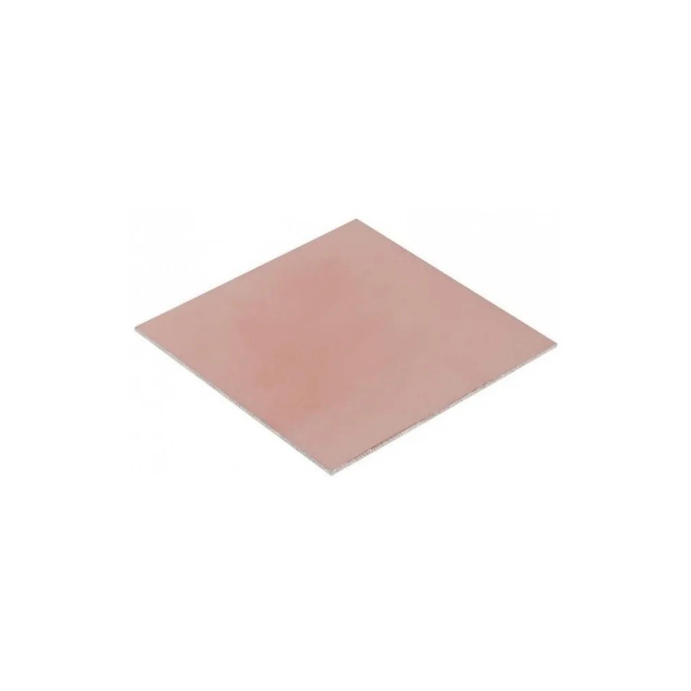 Placa Fenólica Doble Cara 10x10 Cm De Cobre Y Baquelita