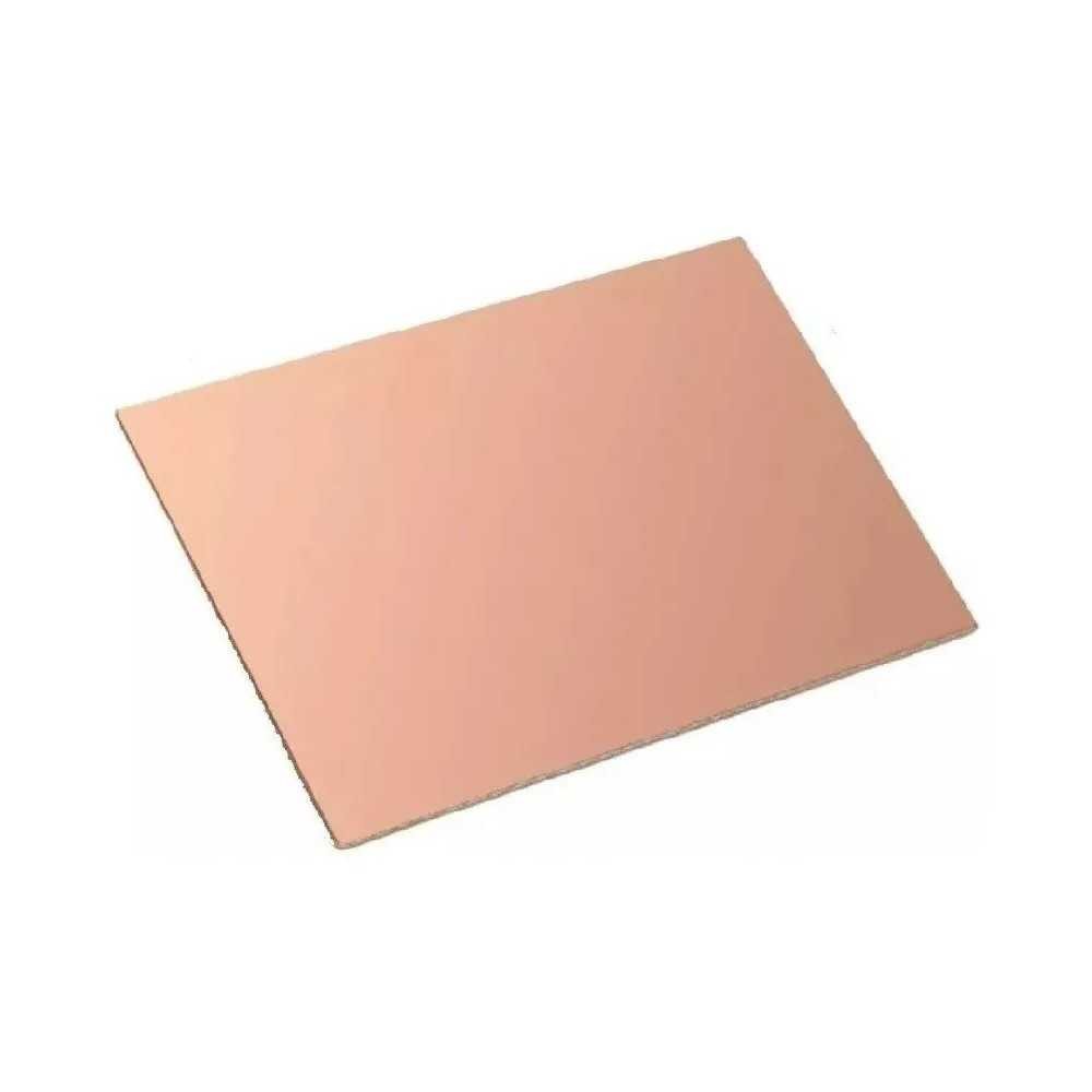 Placa Fenólica Una Cara 15x20 cm De Cobre Y Baquelita