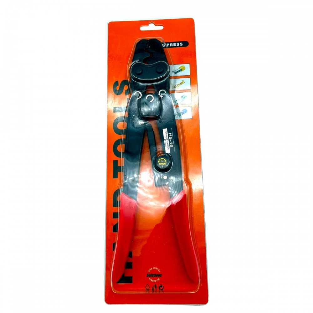Pinza Ponchadora Mod: HS-16 Para Terminales No Aisladas 16 - 6 Awg 1.25-16 mm2