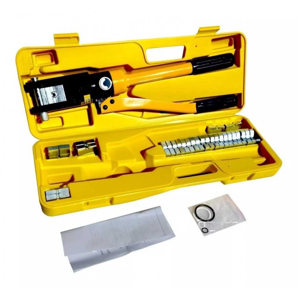 Pinza Ponchadora Mod: YQK-30031 Hidráulica  4 - 300 Juego Con  31 Piezas