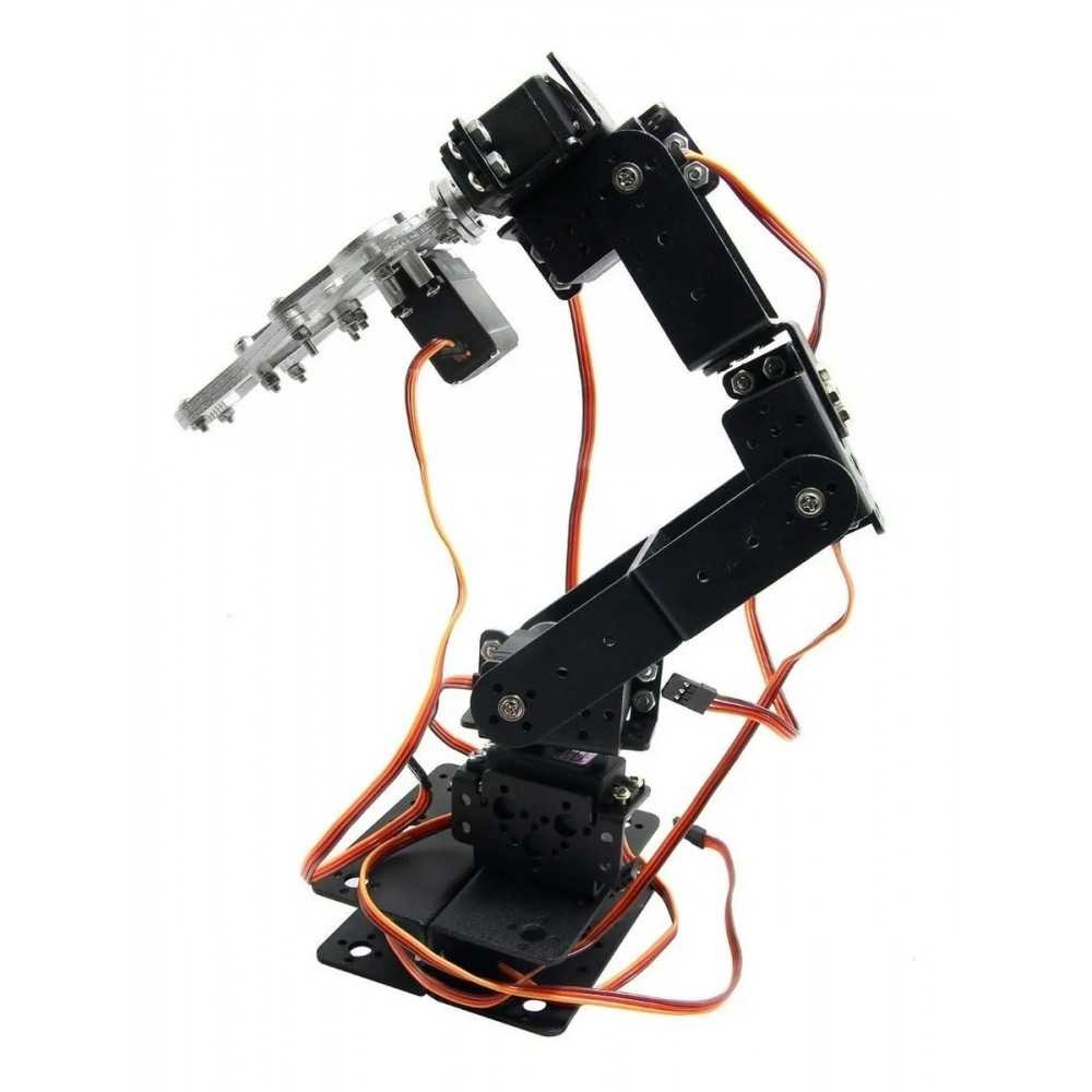 Kit Brazo Robótico 6° De Libertad 6V Con Servomotores MG995