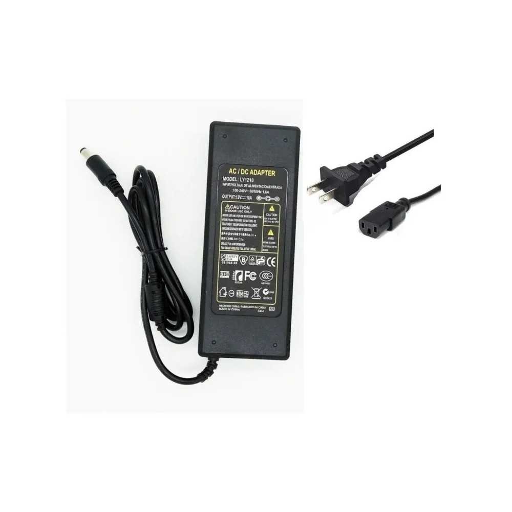 Eliminador Transformador Fuente Poder Driver 12V 10A 120W