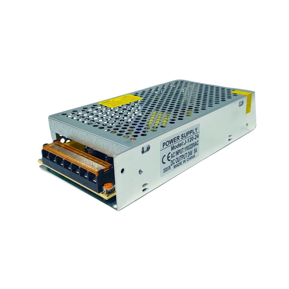 Eliminador Transformador Fuente Poder Driver 24V 5A 120W Mod: J-120-24