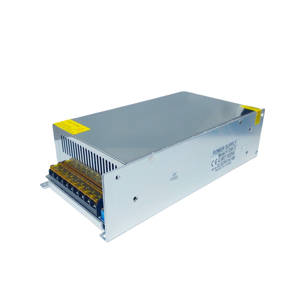 Eliminador Transformador Fuente Poder Driver 12V 100A 1000W Mod: S-1200-12