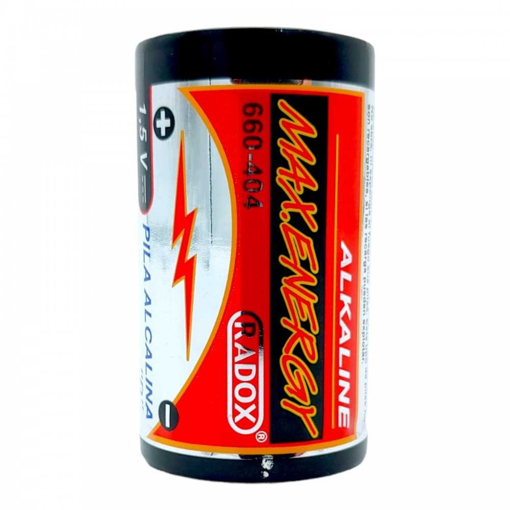 Pila Batería Radox Mod: 660-404 1.5V Tipo D Alcalina