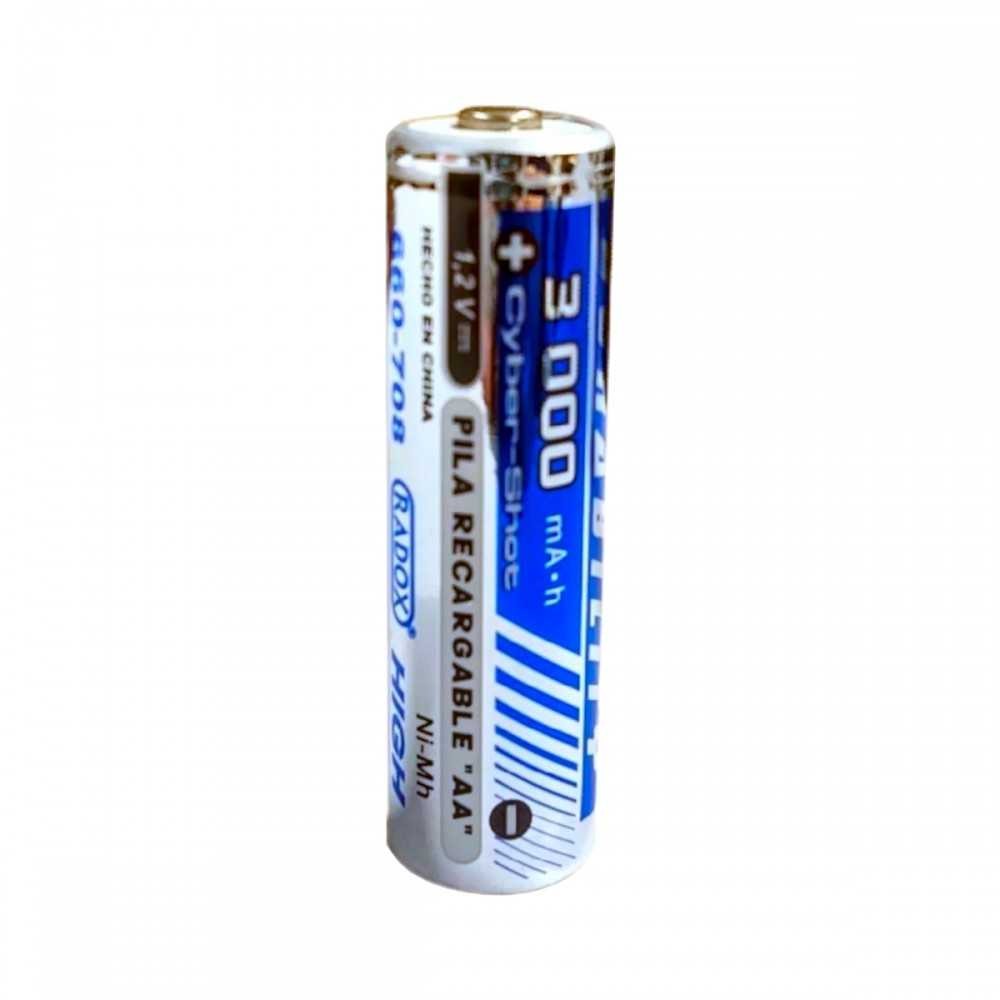 Pila Batería Radox Recargable Mod: 660-708 1.2V 3000mAh AA