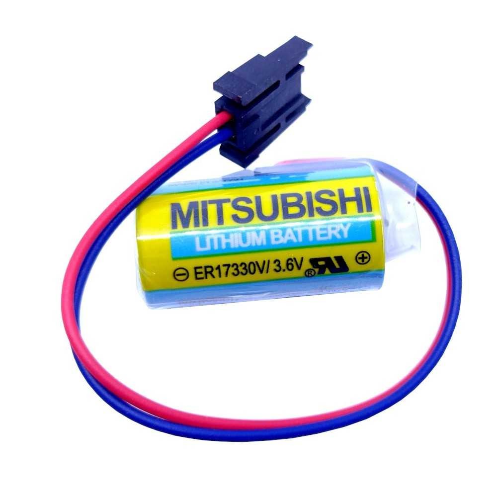 Pila Batería Mitsubishi Lithium Mod: A6BAT ER17330V 3.6V 2000mAh Conector Negro W