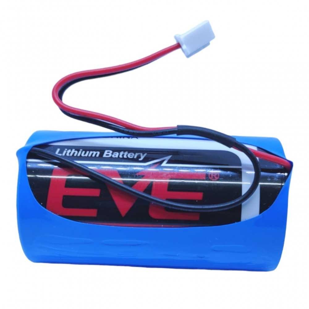 Pila Batería Litio Eve Energy ER34615 34615 3.6v 19Ah Tipo D Conector Blanco 2 Pines