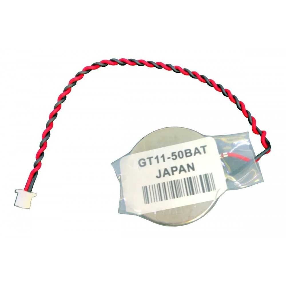 Pila Batería Mitsubishi Mod: GT11-50BAT 3V 600mAh Conector Blanco Micro PLC