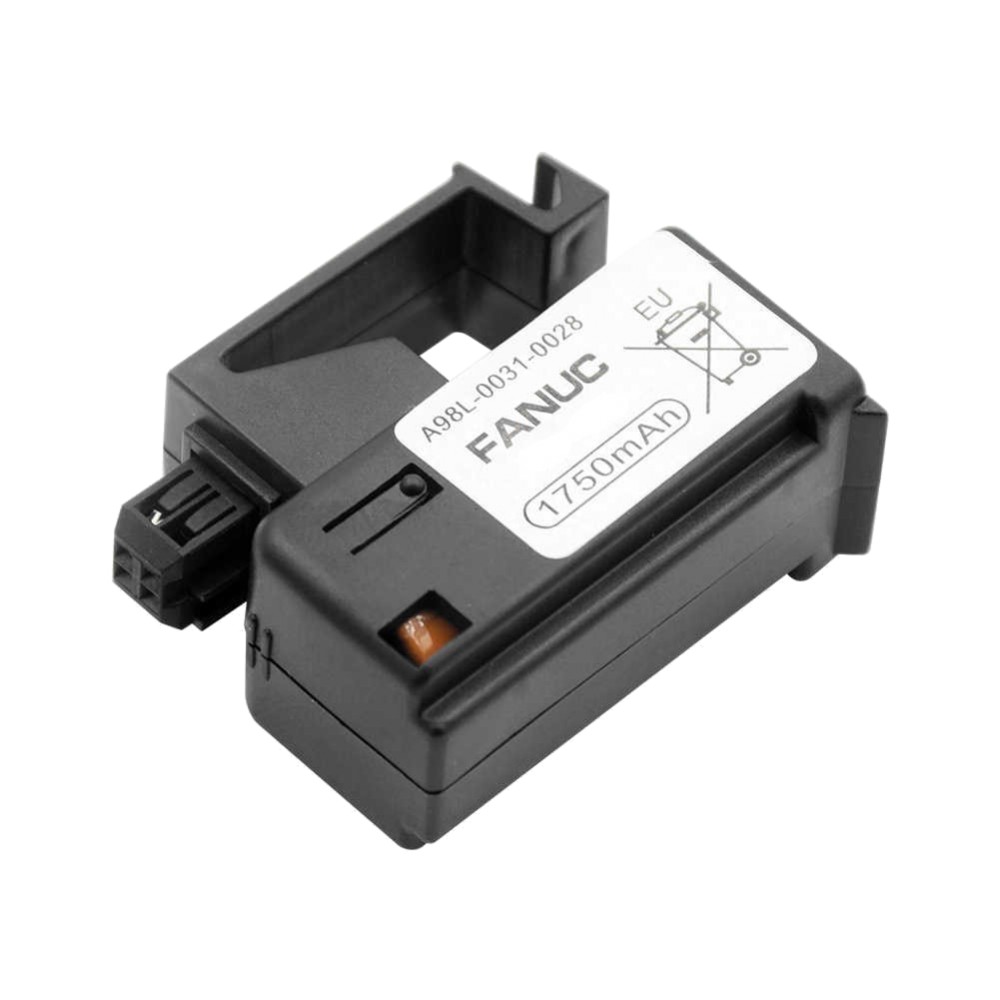 Pila Batería Fanuc Mod: A98L-0031-0028 3V 1750mAh Carcasa Negra
