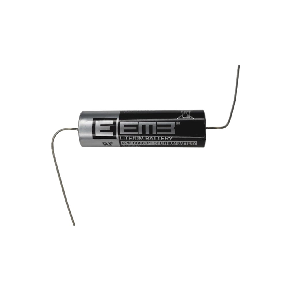 Pila Batería EEMB 14505 Mod: ER14505-AX 3.6V AA Con Conector Axial