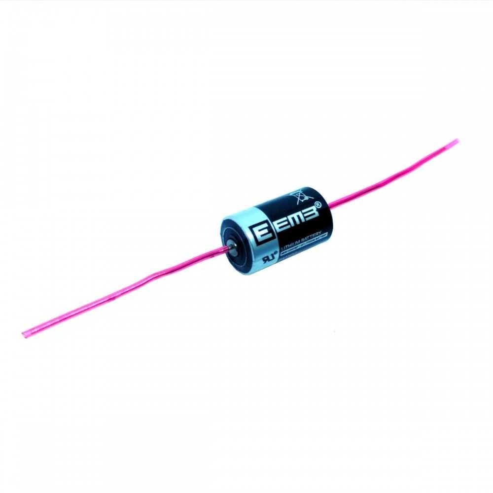 Pila Batería EEMB 14250 Mod: ER14250-AX 3.6V 1200mAh AA Conector Axial