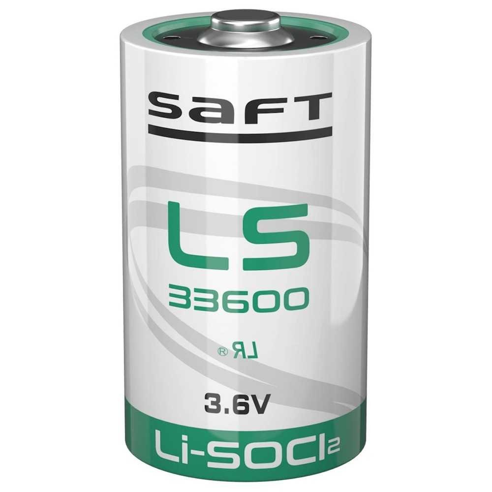 Pila Batería Saft 33600 Mod: LS33600 3.6V 17000mAh Tipo D