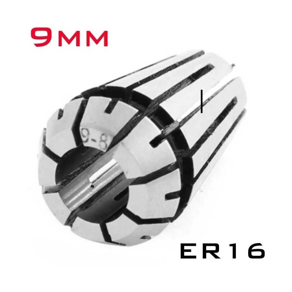 Mordaza Para Motor Spindle Motor ER16 9mm CNC Chuck Collet