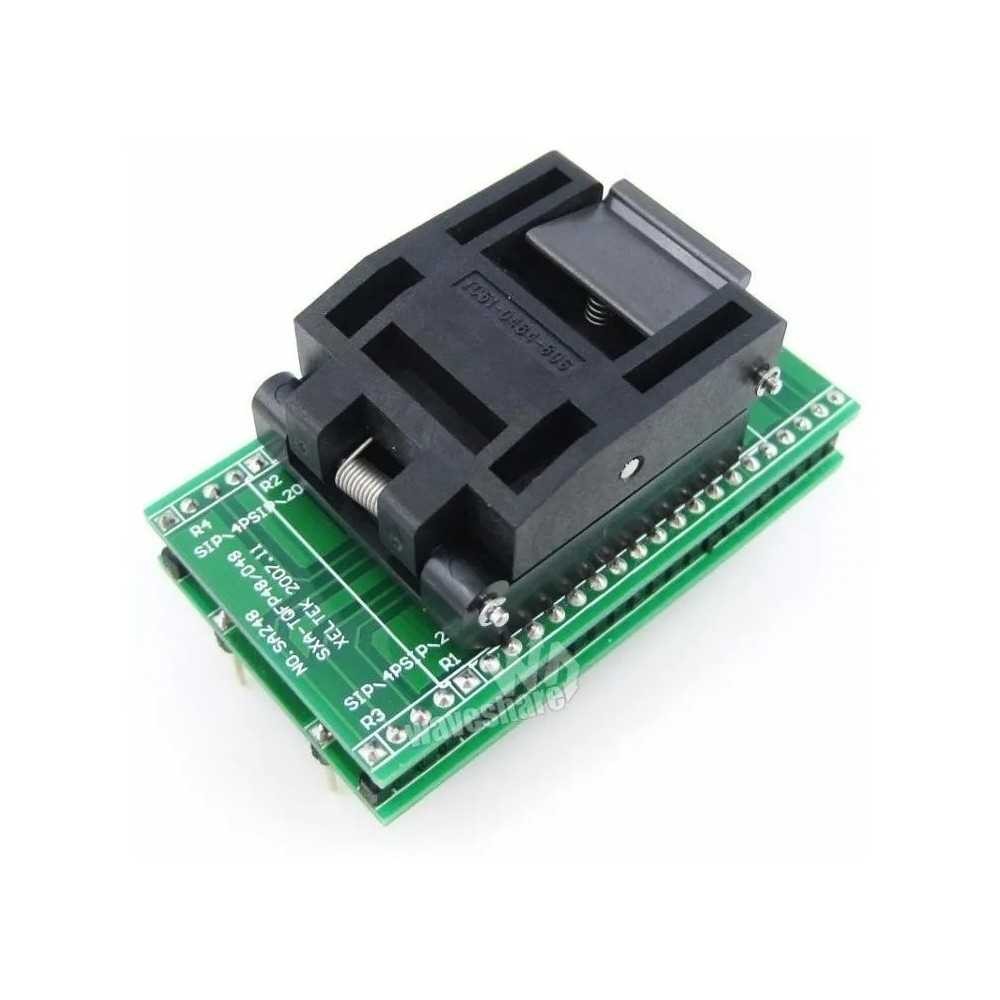 Adaptador Programador Versión De Concha QFP48 Para DIP48