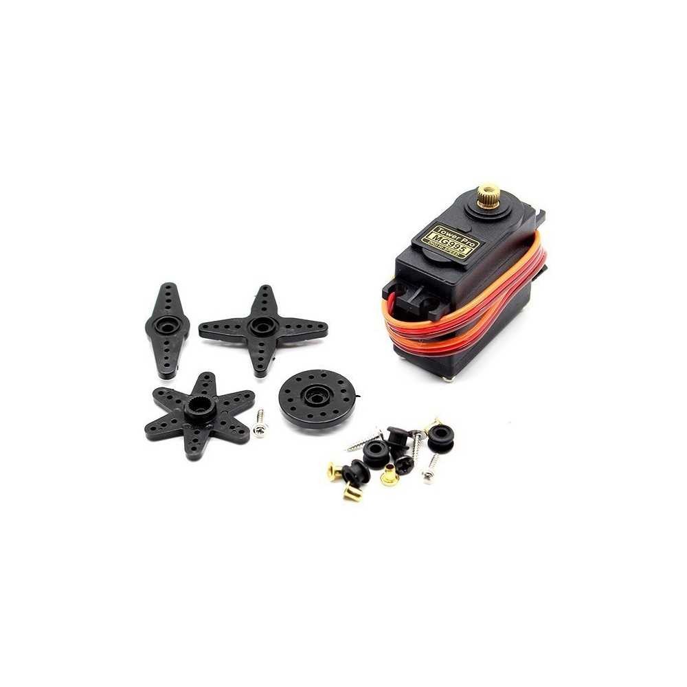5x Servomotor Mg995 360° 15Kg.cm Towerpro Engranes Metálicos Robótica Arduino PIC RC