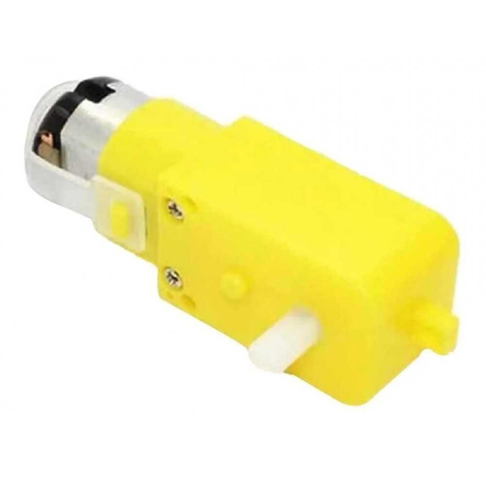 Motorreductor Recto 1:48 Doble Eje Robot Carro Inteligente Arduino PIC