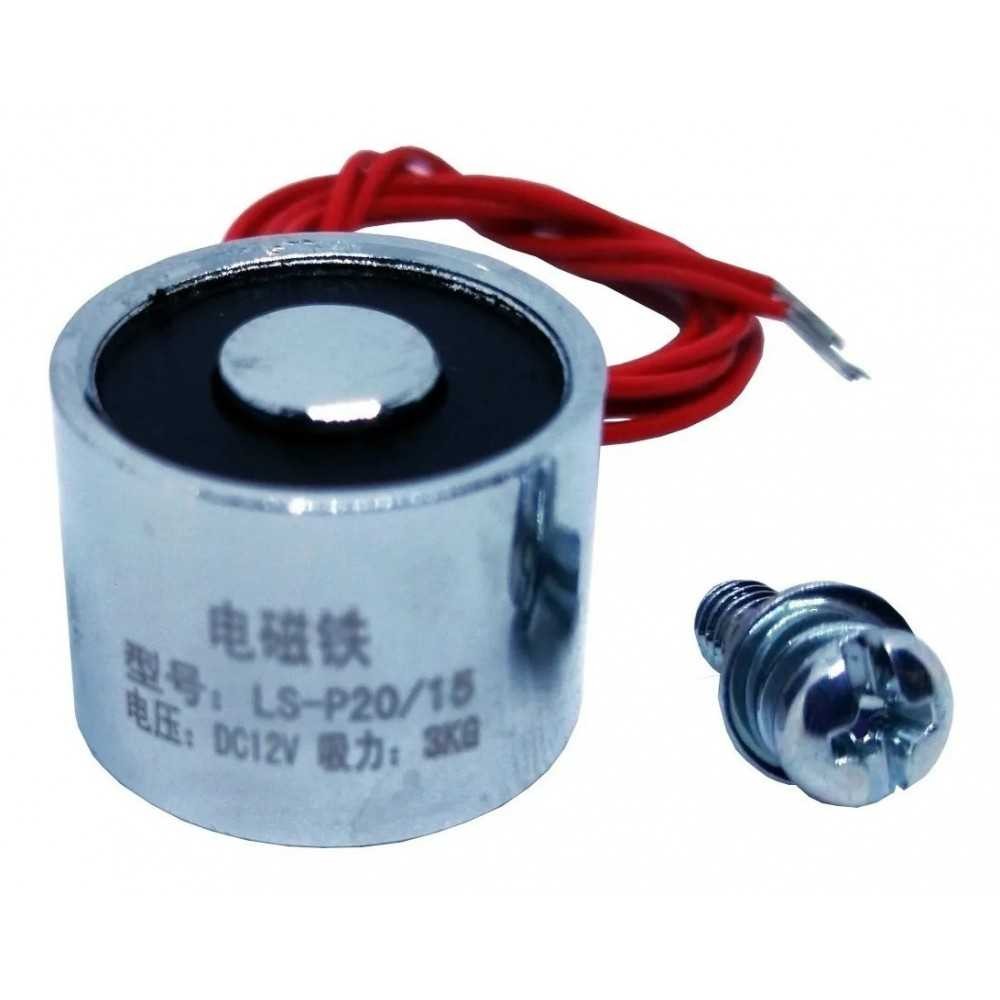 Electroimán Electromagneto Imán 12V Levanta 2.5kg
