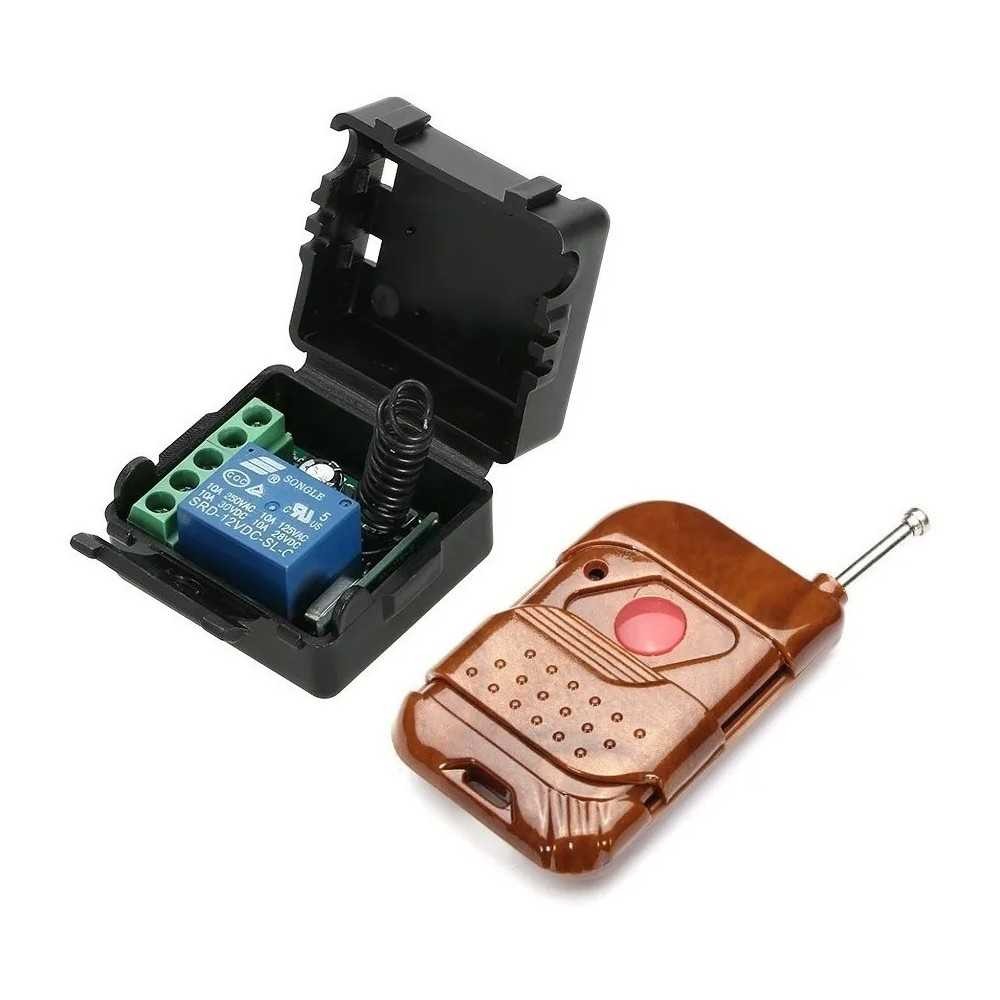 Módulo Relevador Inalámbrico Rf 433 MHz 1Canal Control 1 Botón