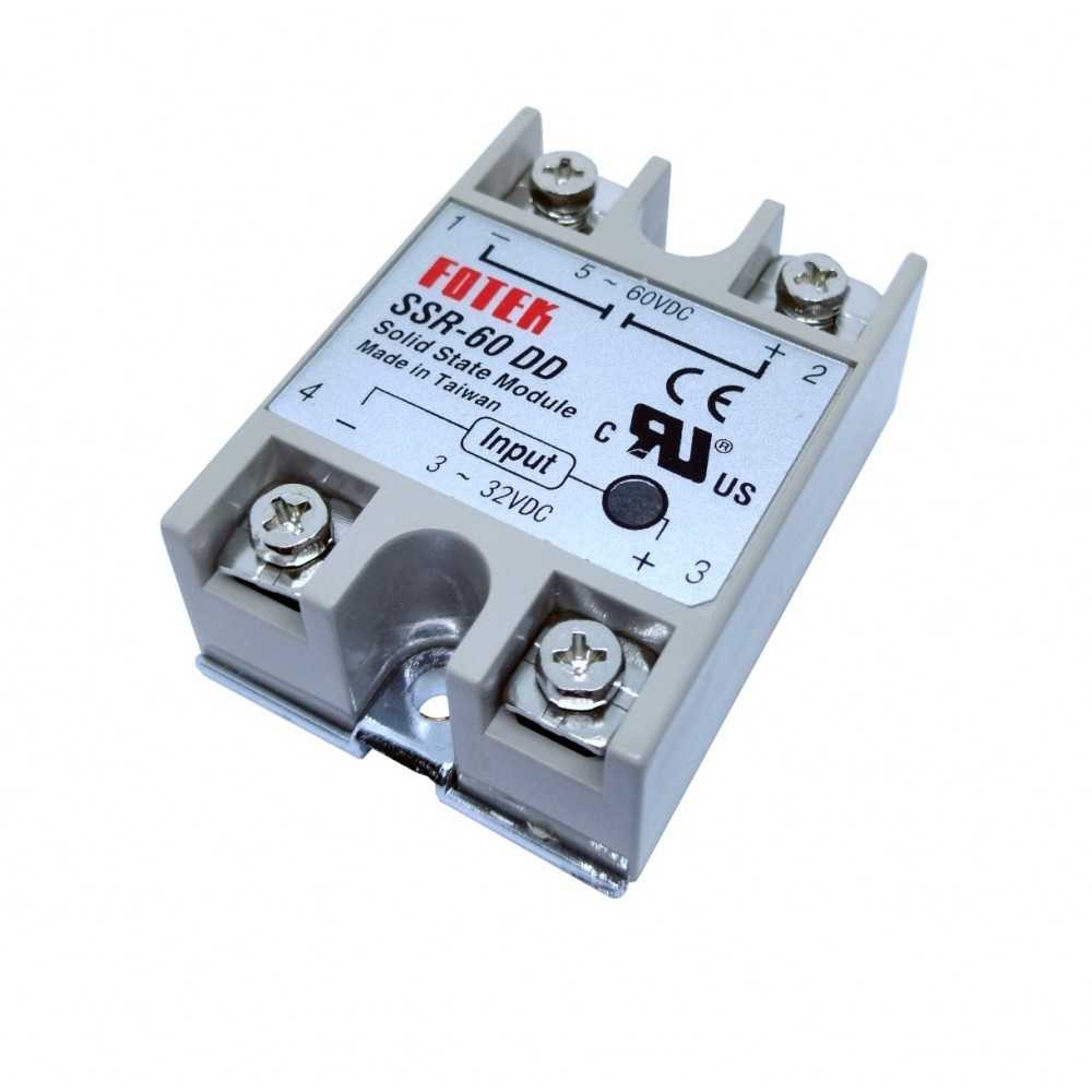 Relevador De Estado Sólido Mod: SSR-60 DD DC 5V A 60V 60A