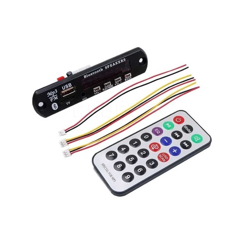 Módulo Decodificador Digital De Audio Bluetooth MP3 SD USB FM WMA