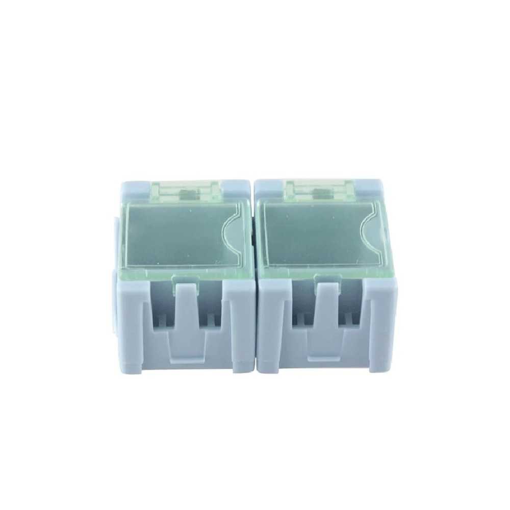 Caja Plástica Organizadora para componentes SMD SMT Gris