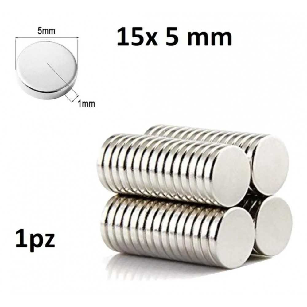 Imán De Neodimio 15x5mm Redondo