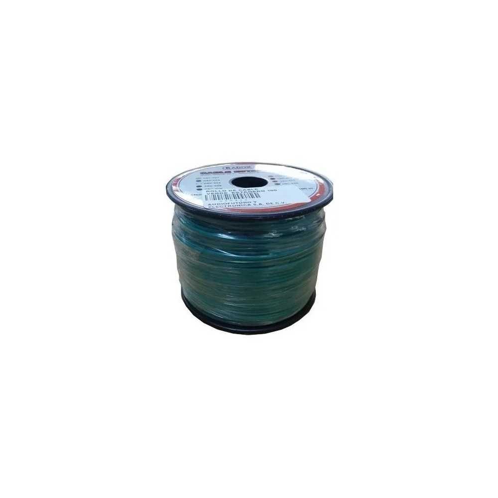 Rollo Cable Radox Mod: 080-428 Estañado Calibre 22 Verde 100MTS