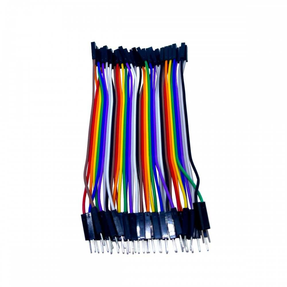 Cable Dupont JUMPER Mod: CD-M/H20CM(40) Arduino PACK 40 Piezas 20cm