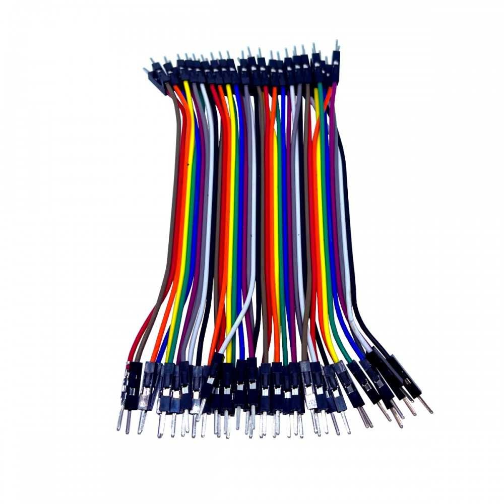 Cable Dupont JUMPER Mod: CD-M/M30CM(40) Arduino PACK 40 Piezas 30cm