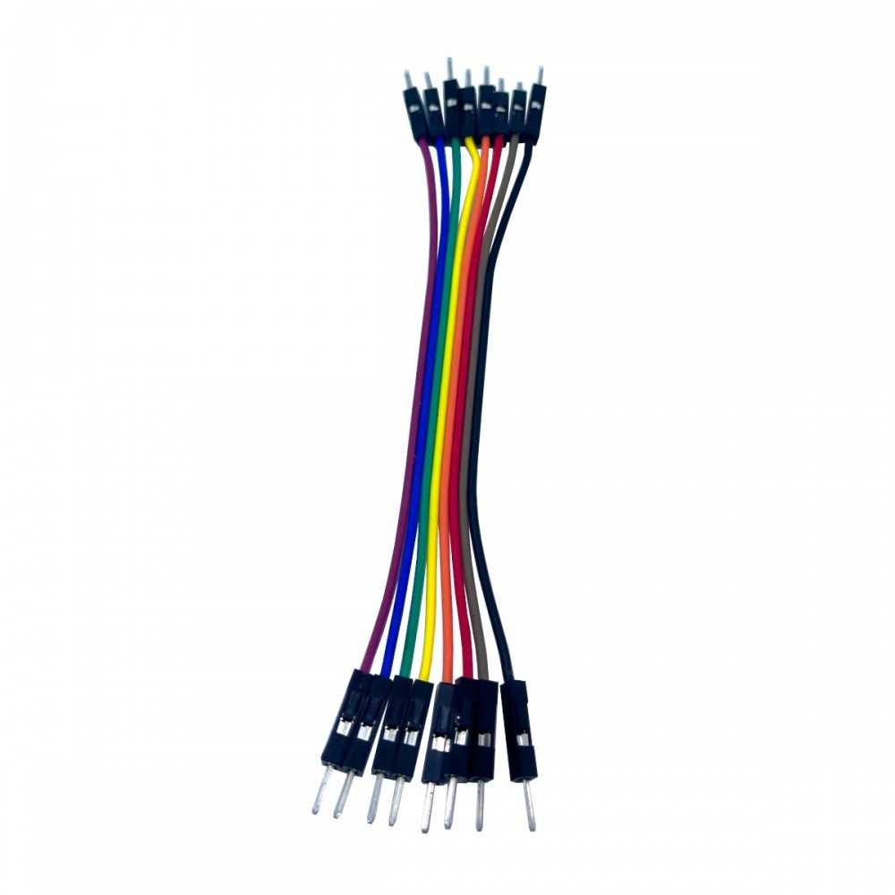 Cable Dupont JUMPER Mod: CD-M/M10CM(10) Arduino PACK 10 Piezas 10cm