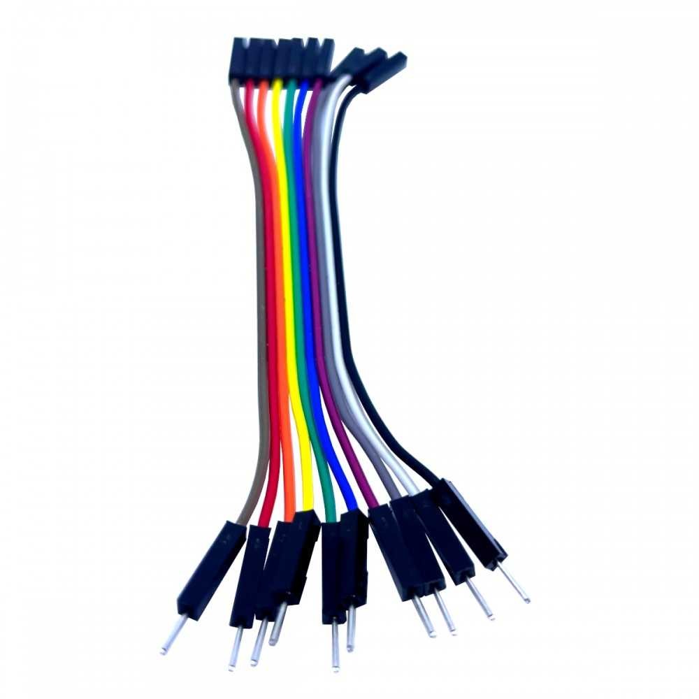 Cable Dupont JUMPER Mod: CD-M/H30CM(10) Arduino PACK 10 Piezas 30cm