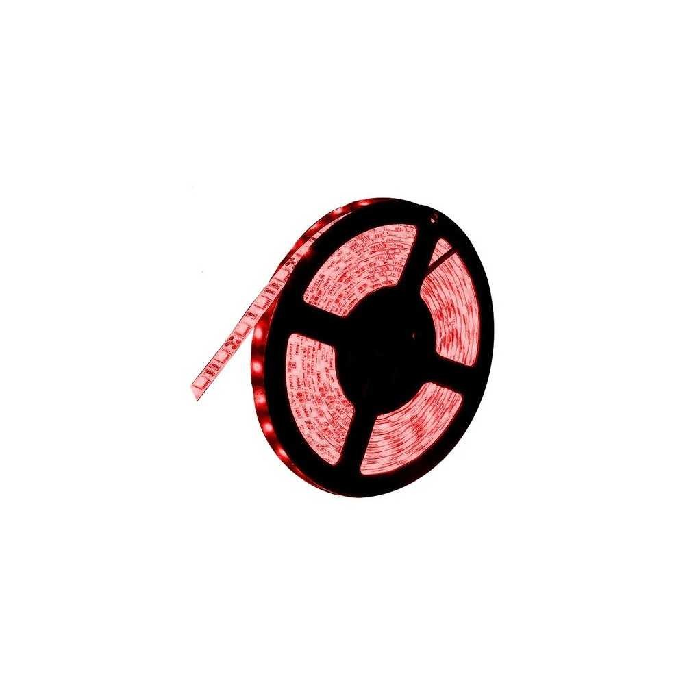 Tira De 300 LED Rojo 5050 Impermeable 5m 12V Alta Calidad Uso Rudo Luces