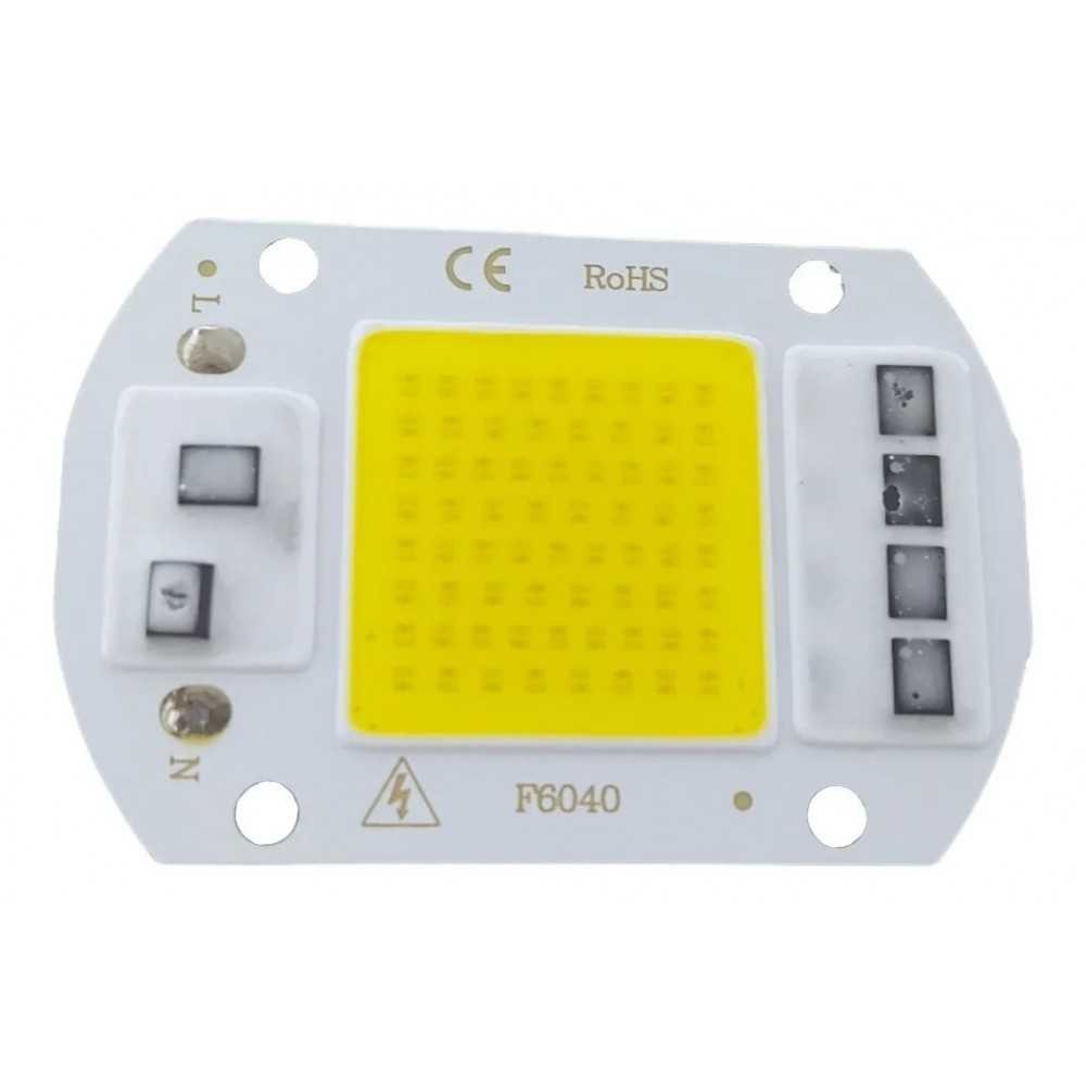 Led Chip Cob de 50W 220V con Driver Integrado